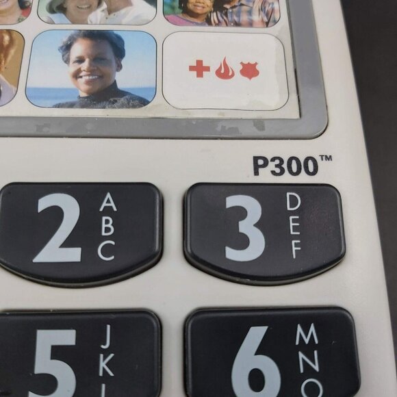 Plantronics Clarity P300 Big Buttons Amplified Volume Programmable Corded Phone - Picture 3 of 12